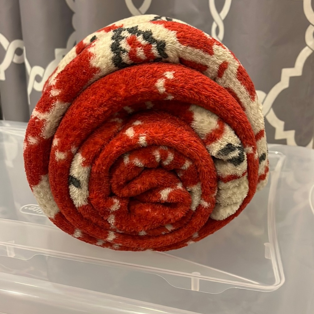 Polo Ralph Lauren Plaid Fleece Throw Blanket decor holiday new 60”x70” Christmas - Picture 7 of 9